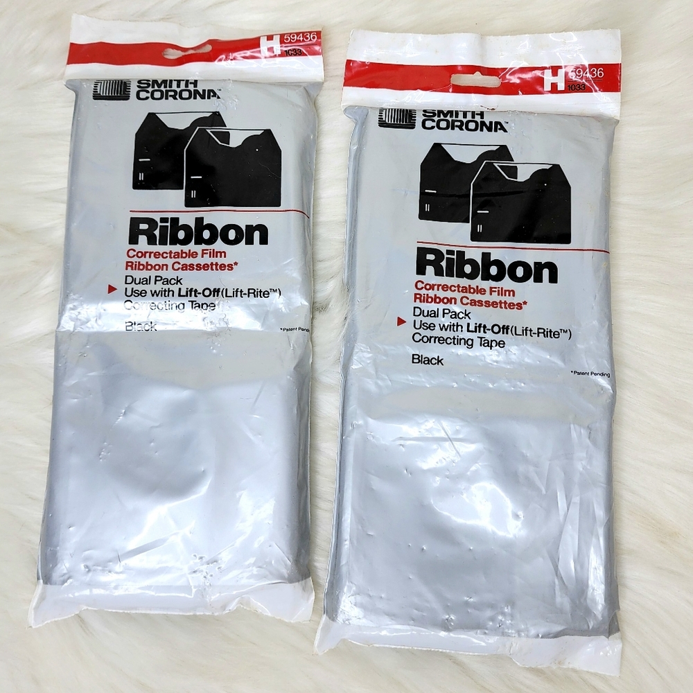 NIP Smith Corona H9436 Typewriter Correctible Film Ribbon Cassette 4 Ct